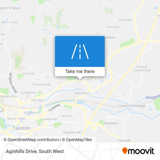 Aginhills Drive map