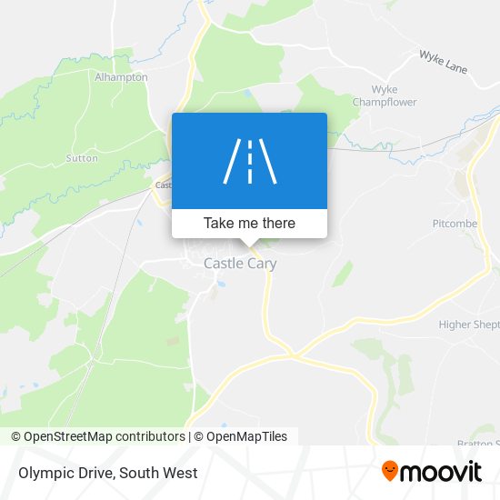 Olympic Drive map