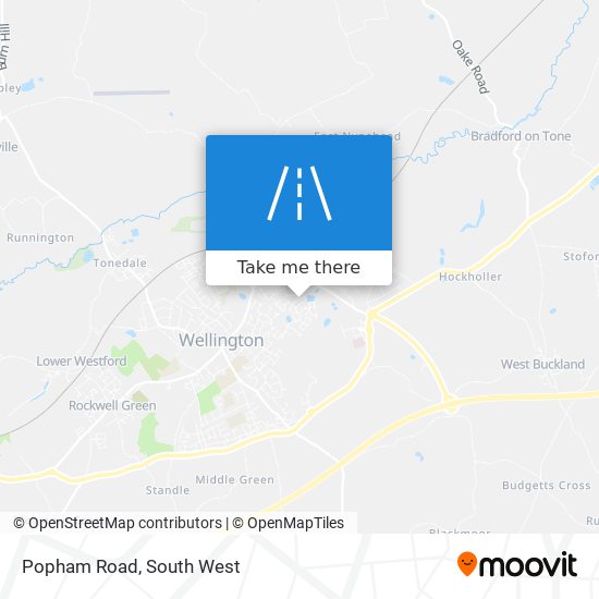 Popham Road map