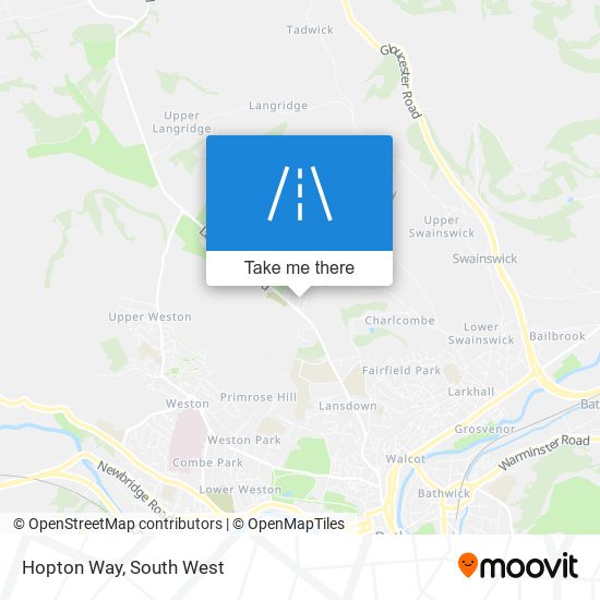 Hopton Way map