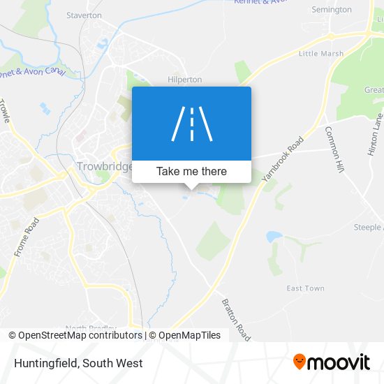 Huntingfield map