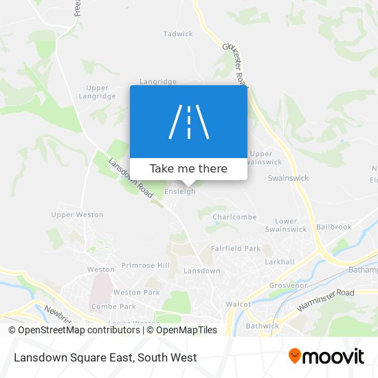 Lansdown Square East map