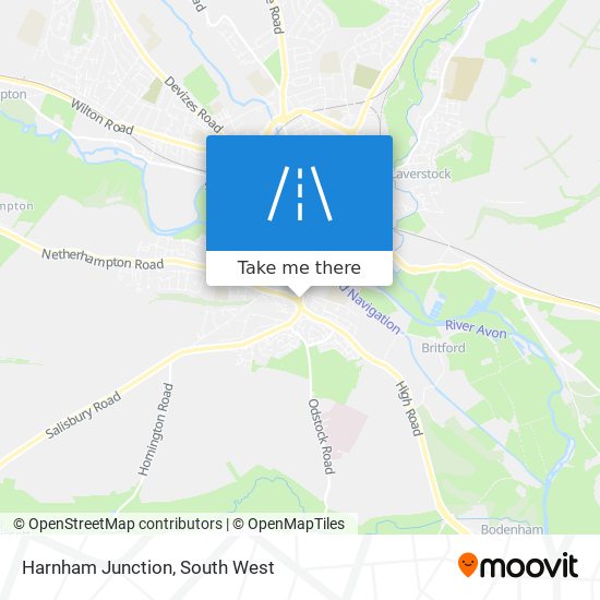 Harnham Junction map