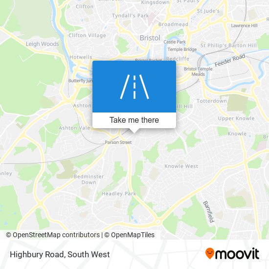 Highbury Road map