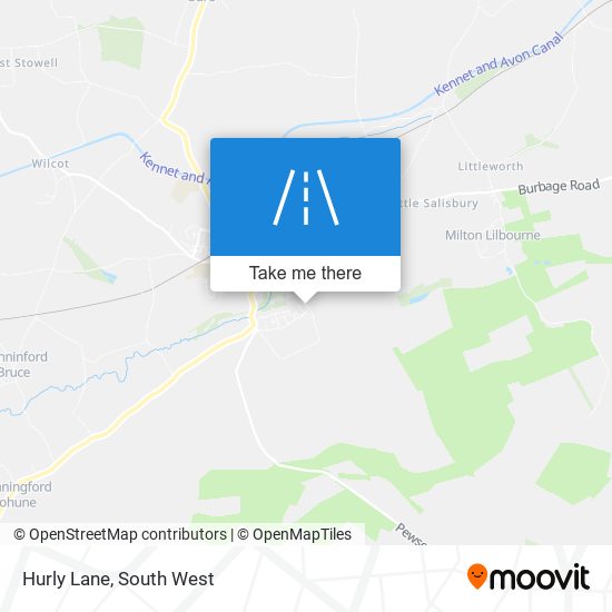 Hurly Lane map