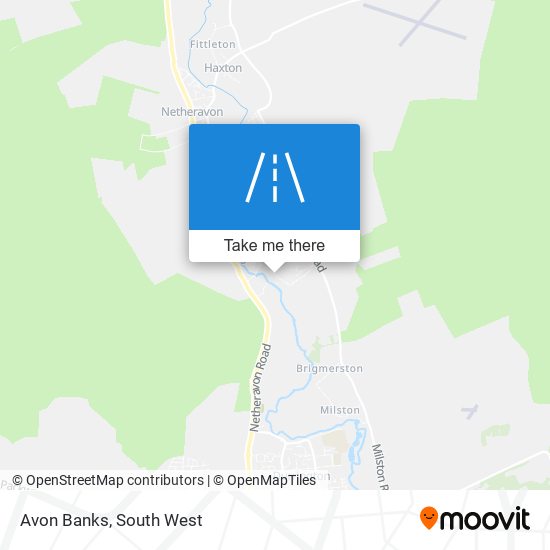 Avon Banks map