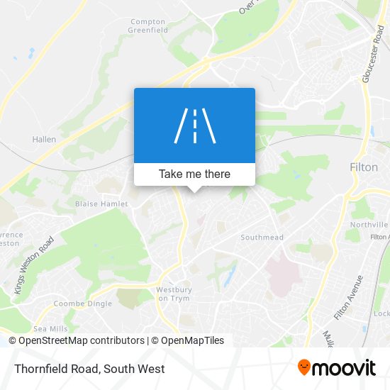 Thornfield Road map