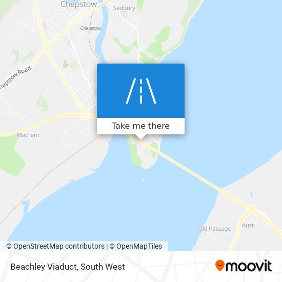 Beachley Viaduct map