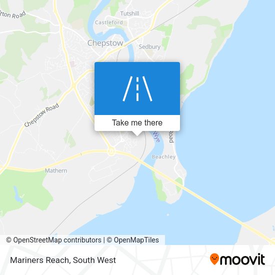 Mariners Reach map