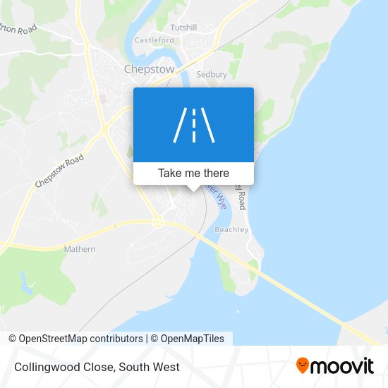 Collingwood Close map