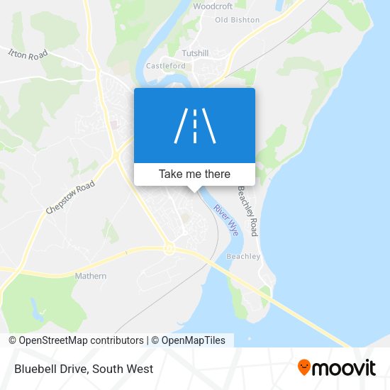 Bluebell Drive map