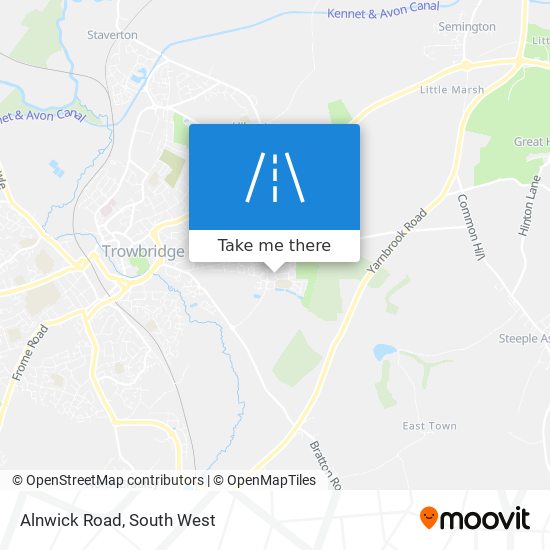 Alnwick Road map