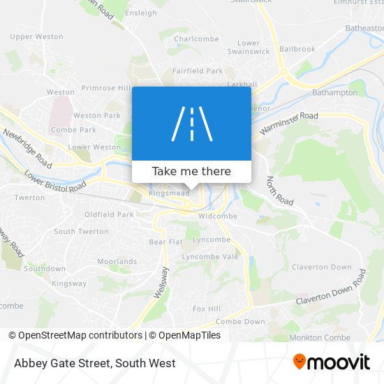 Abbey Gate Street map