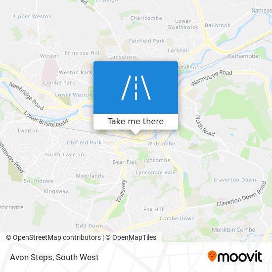 Avon Steps map