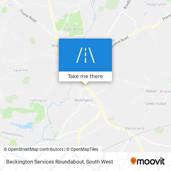 Beckington Services Roundabout map