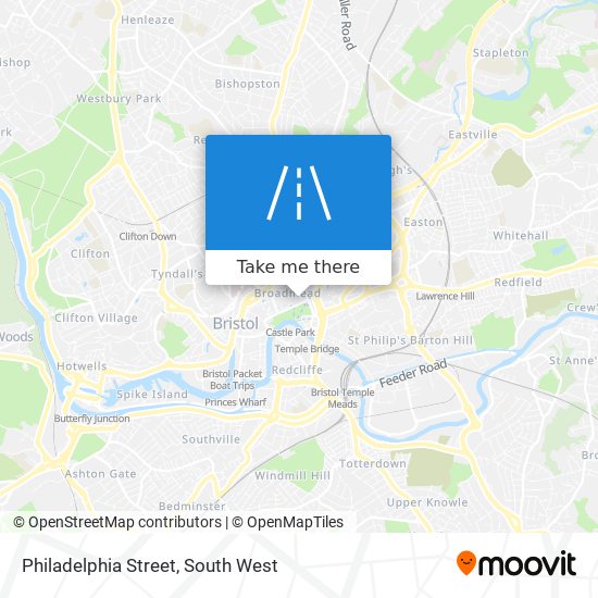 Philadelphia Street map