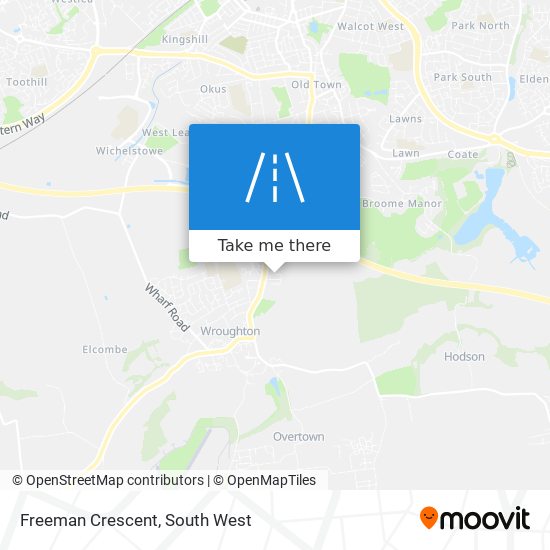 Freeman Crescent map