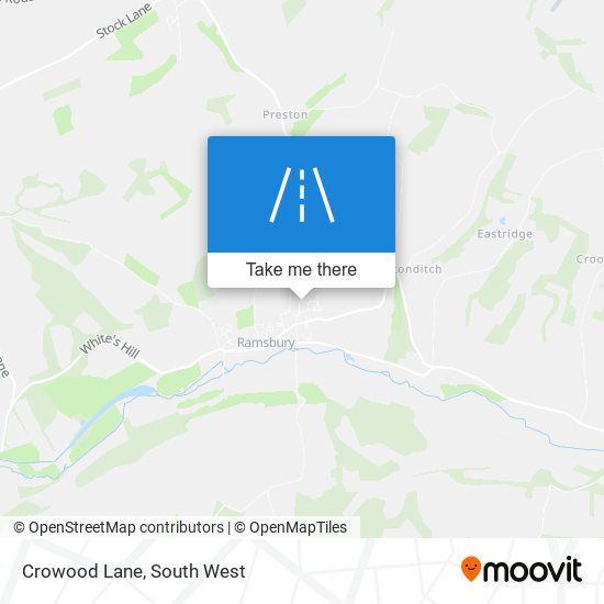 Crowood Lane map