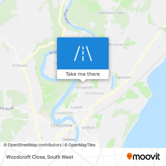 Woodcroft Close map