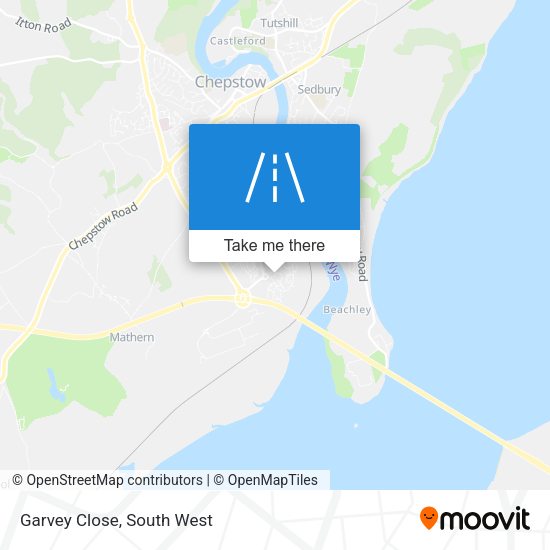Garvey Close map