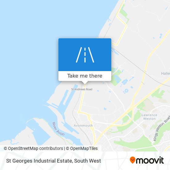 St Georges Industrial Estate map