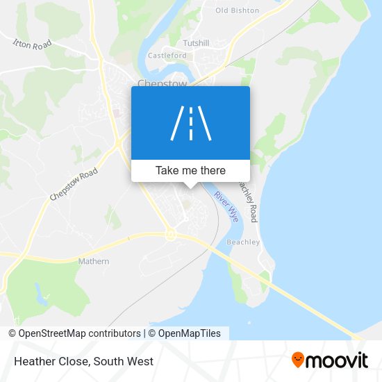 Heather Close map