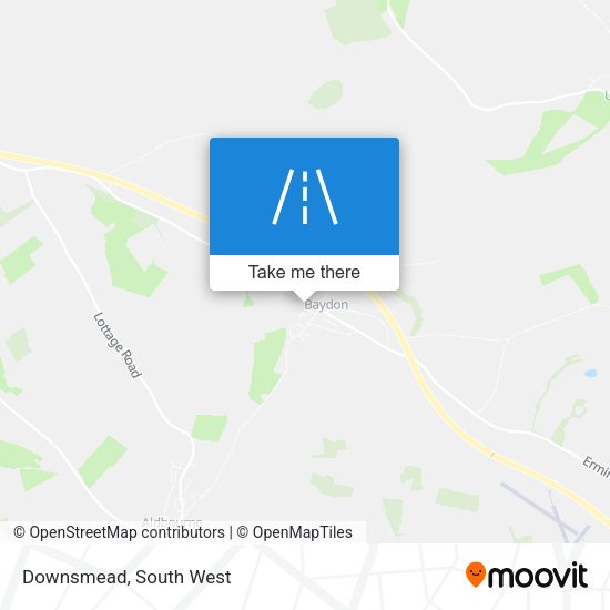 Downsmead map