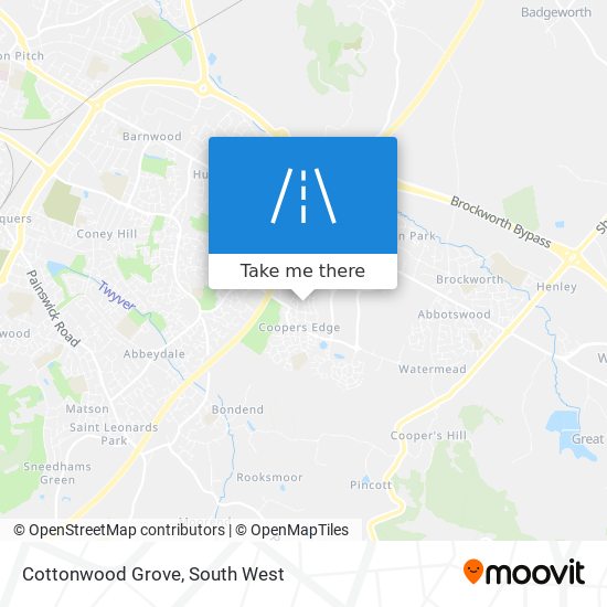 Cottonwood Grove map