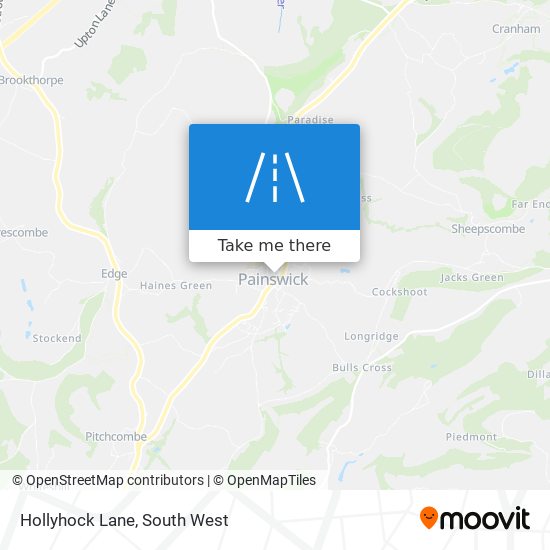Hollyhock Lane map