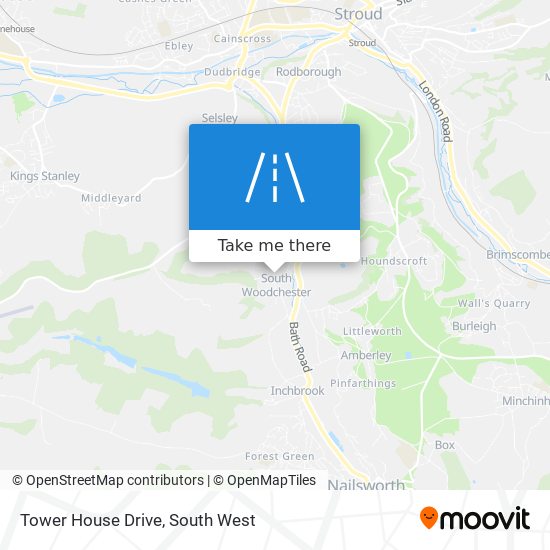 Tower House Drive map