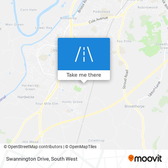 Swannington Drive map