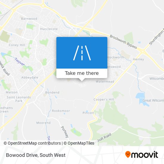 Bowood Drive map