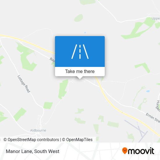 Manor Lane map