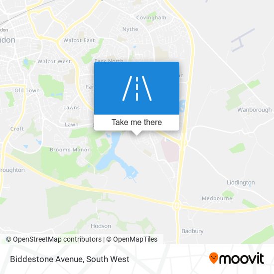 Biddestone Avenue map