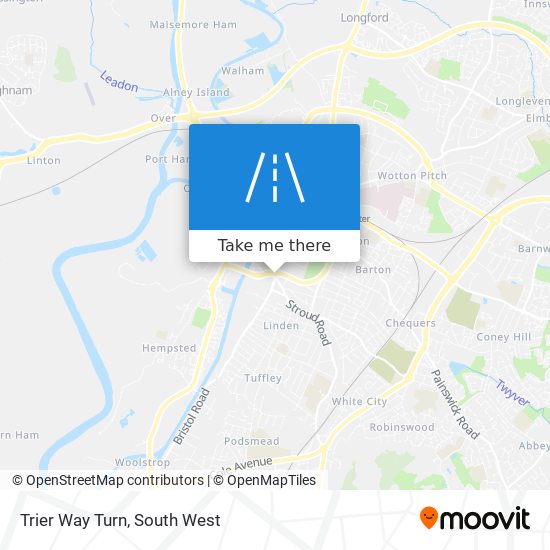 Trier Way Turn map