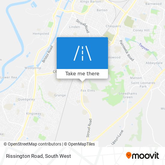Rissington Road map