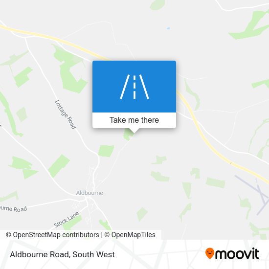 Aldbourne Road map
