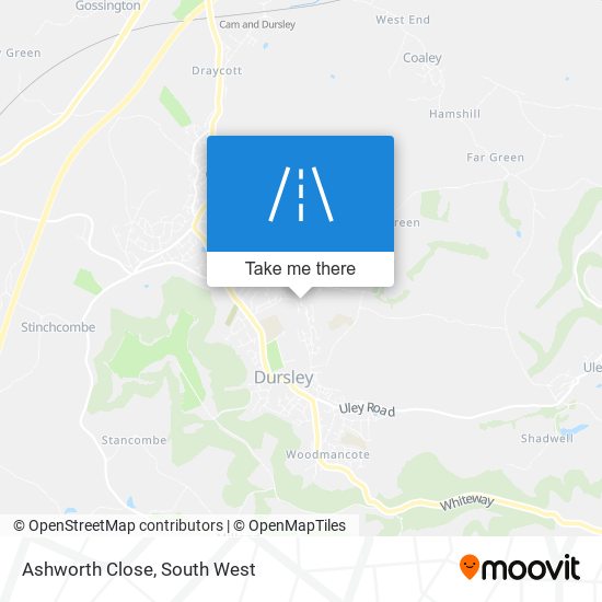 Ashworth Close map