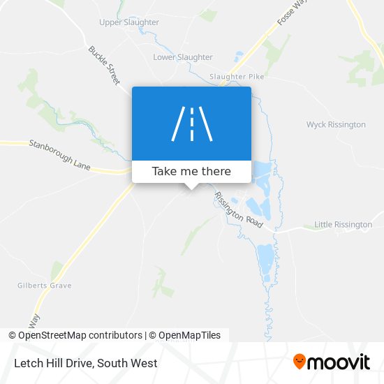 Letch Hill Drive map