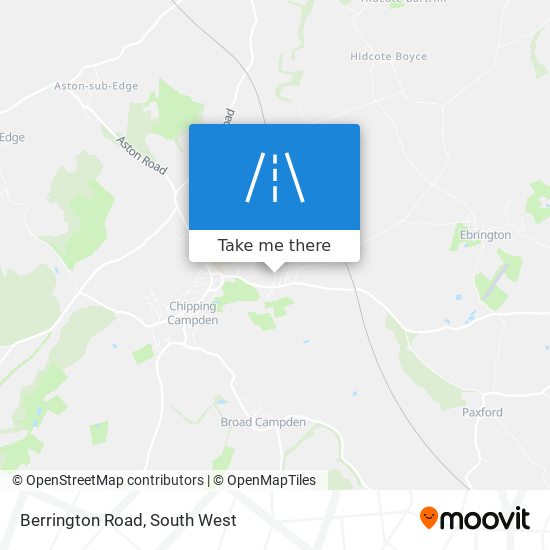 Berrington Road map