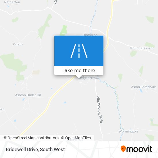 Bridewell Drive map