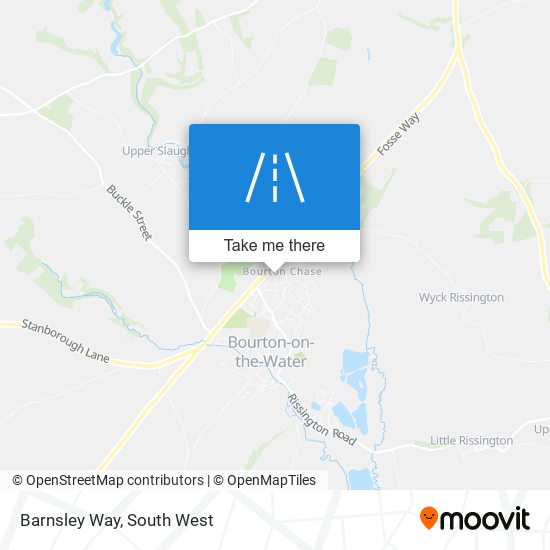 Barnsley Way map