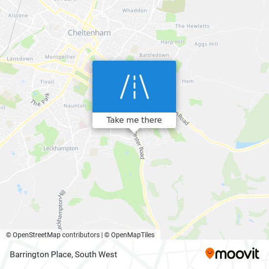 Barrington Place map