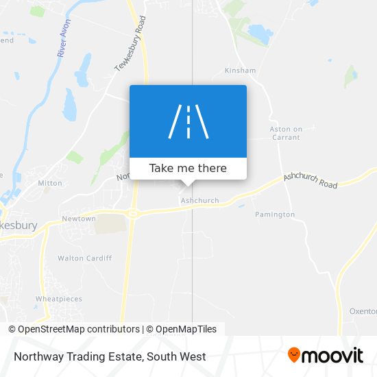 Northway Trading Estate map