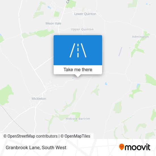 Granbrook Lane map