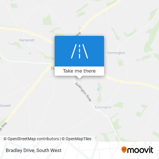 Bradley Drive map