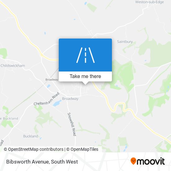 Bibsworth Avenue map