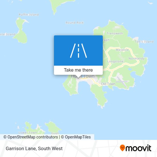 Garrison Lane map
