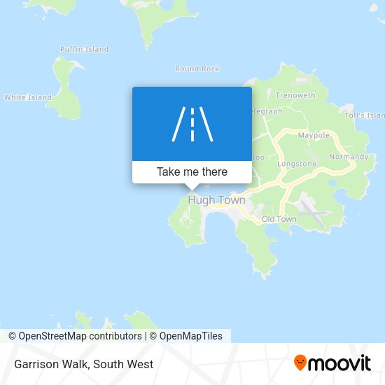 Garrison Walk map