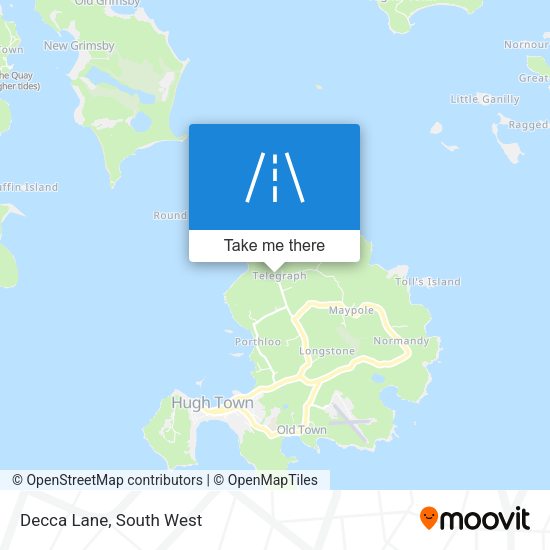 Decca Lane map